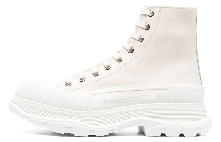 Мужские ботинки Alexander McQueen Tread Slick (бежевые)