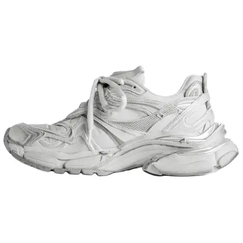 Balenciaga Runner2.0 Low top Chunky Sneakers Women's Gray Silver