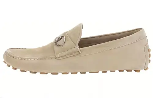GUCCI Horsebit-detail Suede Loafers