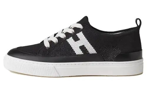 HERMES Deep Low top Skateboard Shoes Women's Black