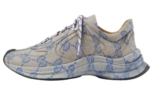 Gucci Wmns Run Sneaker 'Beige Blue Monogram' Women's