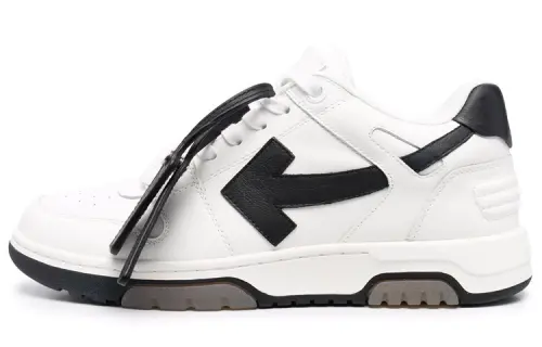 OFF WHITE Out Of Office Low Top Sneakers 'White Black'