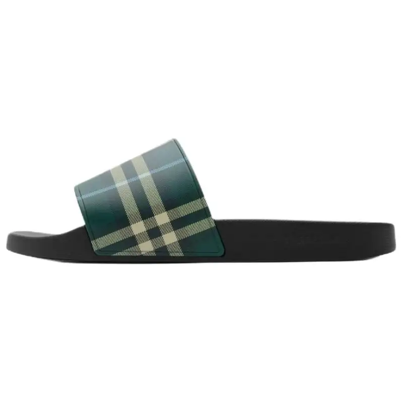 Burberry Slide Slippers Men's Green