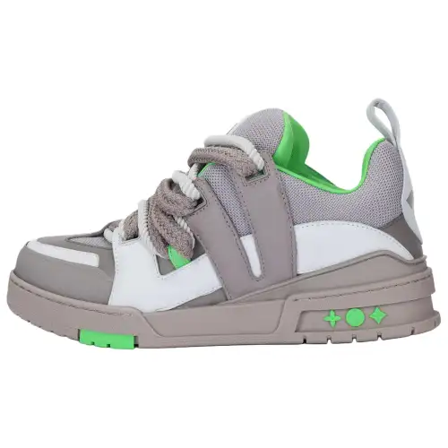 LOUIS VUITTON Skate Abrasion Resistant High top Skateboard Shoes Men's Gray