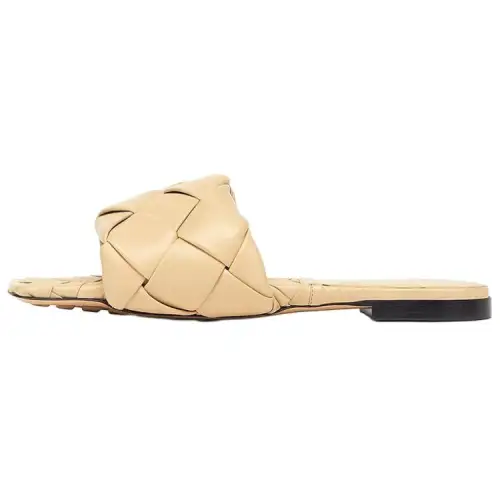 Bottega Veneta Lido Slide Slippers Women's Sucrose