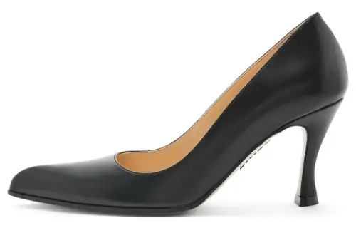 LOEWE Comic Leather Slim Heel High Heels Women's Black