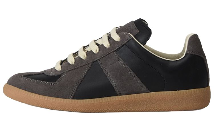 Женские кеды Maison Margiela Replica (черно-серые)