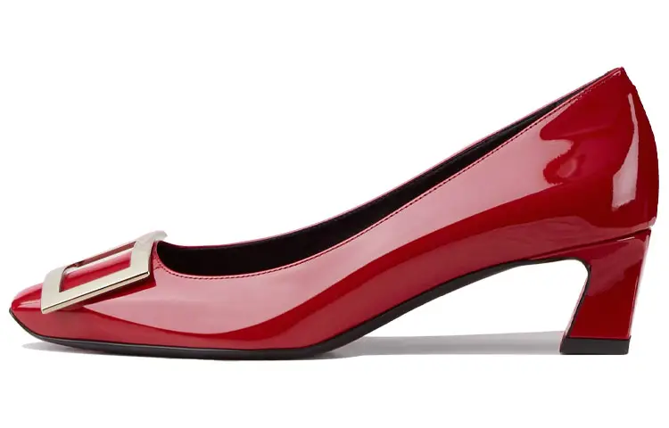 Roger Vivier Belle Vivier Trompette Spool Heel High Heels 4.5cm Women's Red