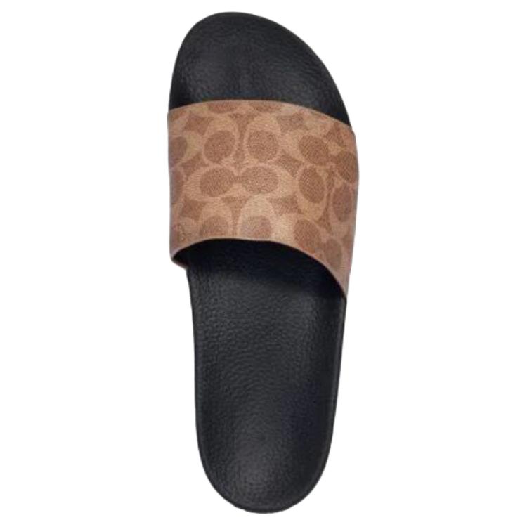 COACH Logo Slip-on Slides