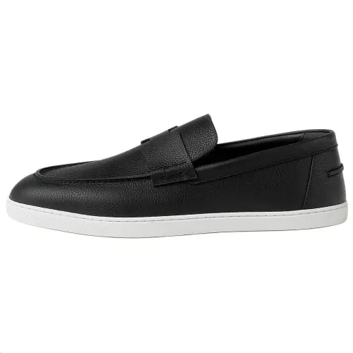 HERMES Job Loafers 1.7CM Men's Black