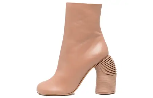 OFF-WHITE Tonal Spring leather ankle boots Women's