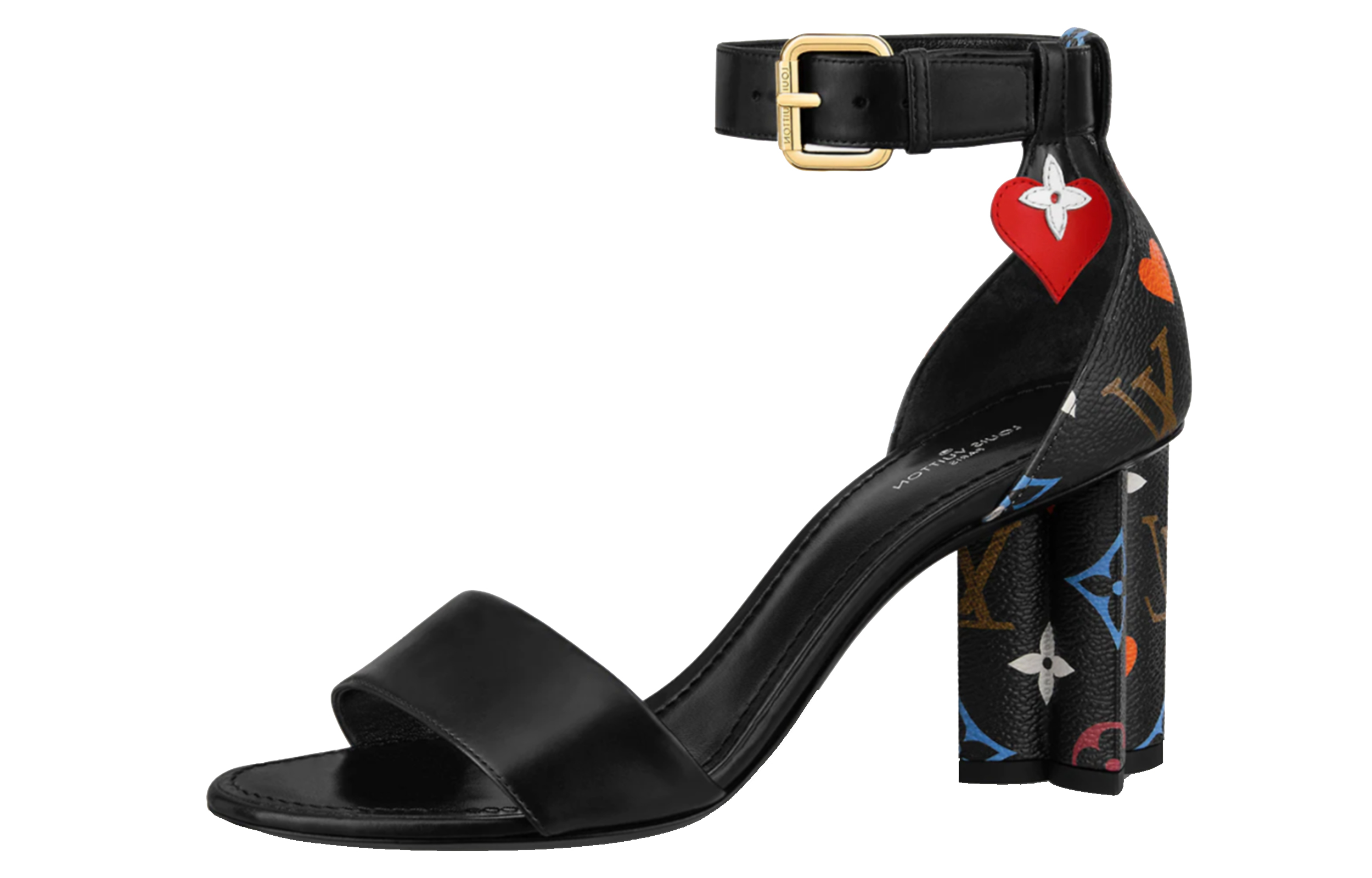 LOUIS VUITTON Game On Silhouette Sandals 'Black' Women's