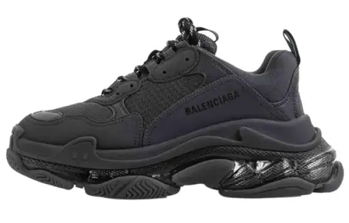 Balenciaga Triple S Clear Sole Deep Blue Women's