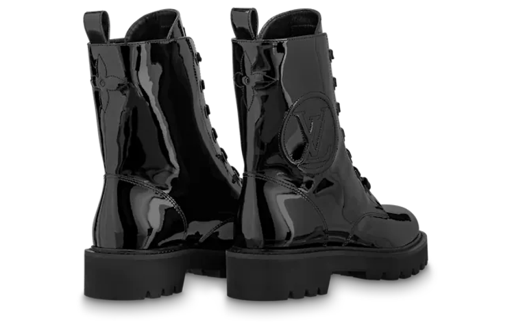 LOUIS VUITTON Territory Ankle Boots Women's Black