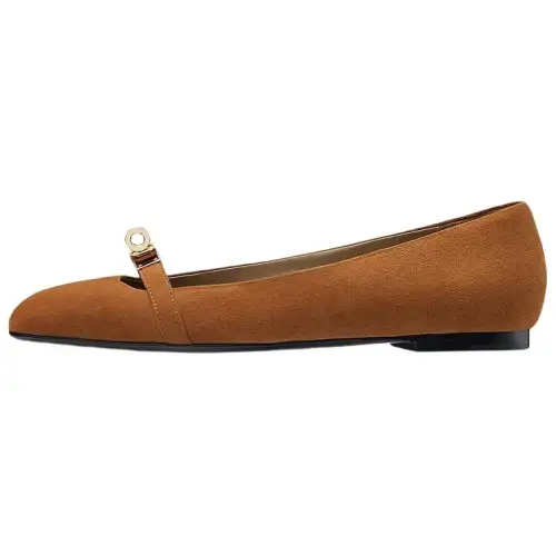 HERMES Bilbao Women's Casual Shoes Women's Brown