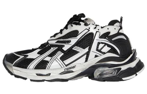 Balenciaga Runner White Black White Women's