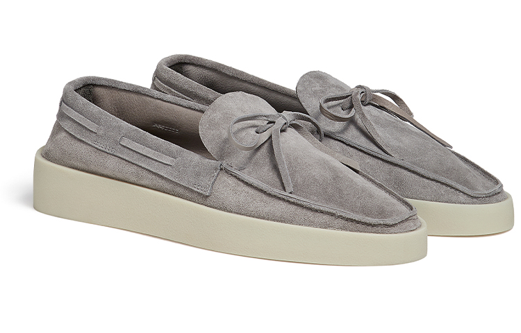 Fear Of God x Ermenegildo Zegna Stylish Skateboarding Shoes Men's Light Gray