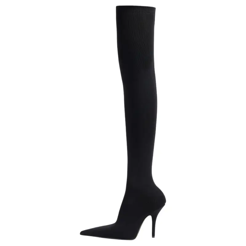 Balenciaga Avenue Over the knee Boots 11cm Women's Black
