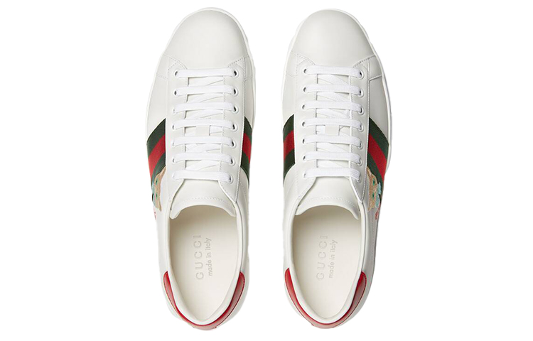 Мужские кеды Gucci ACE (белые) — фото 3