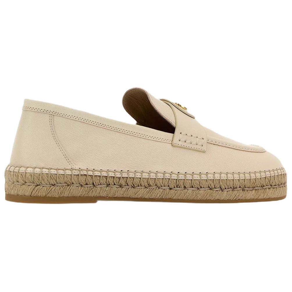 Женские лоферы Valentino Vlogo Ivory (бежевые) — фото 4