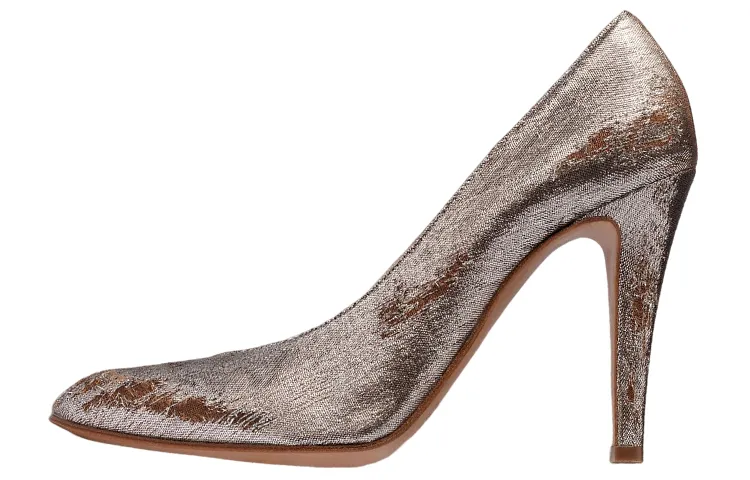 Maison Margiela 100mm Lurex Mary-Jane Pumps