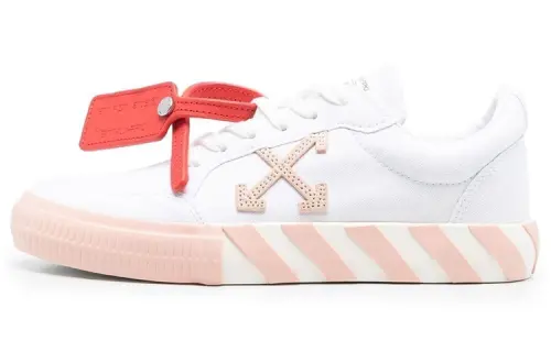 OFF WHITE Vulcanized Canvas Low top Sneakers Women's