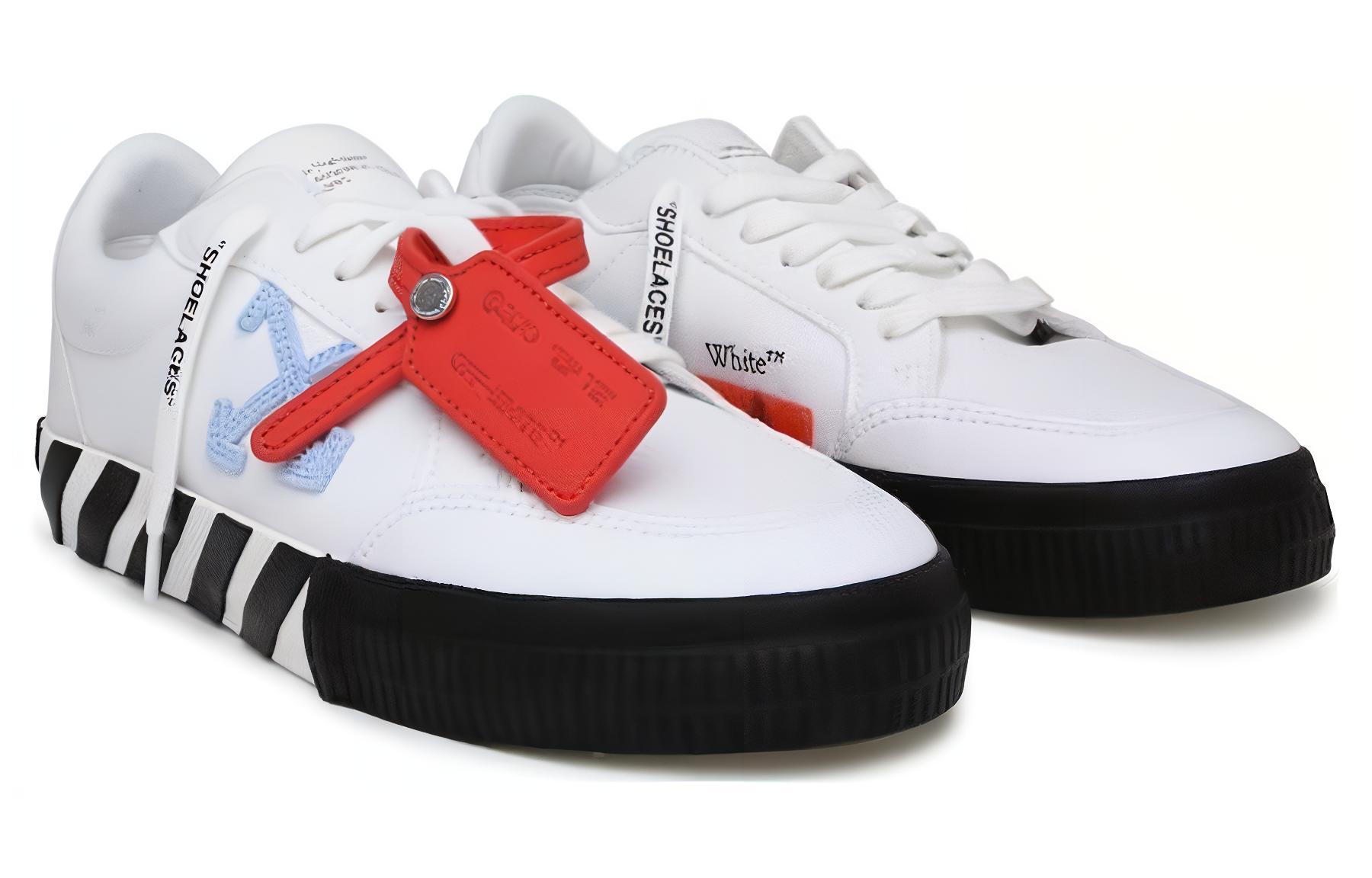 Мужские кеды OFF-WHITE Vulcanized (белый) — фото 3