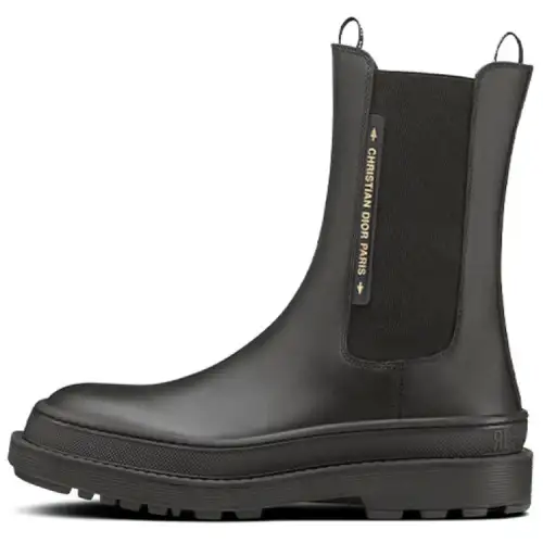 DIOR Trial Short Chelsea Boots Women's Black