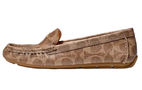 COACH Logo-print Slip-on Loafers