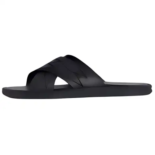 Bottega Veneta Intrecciato Slide Sandals Black