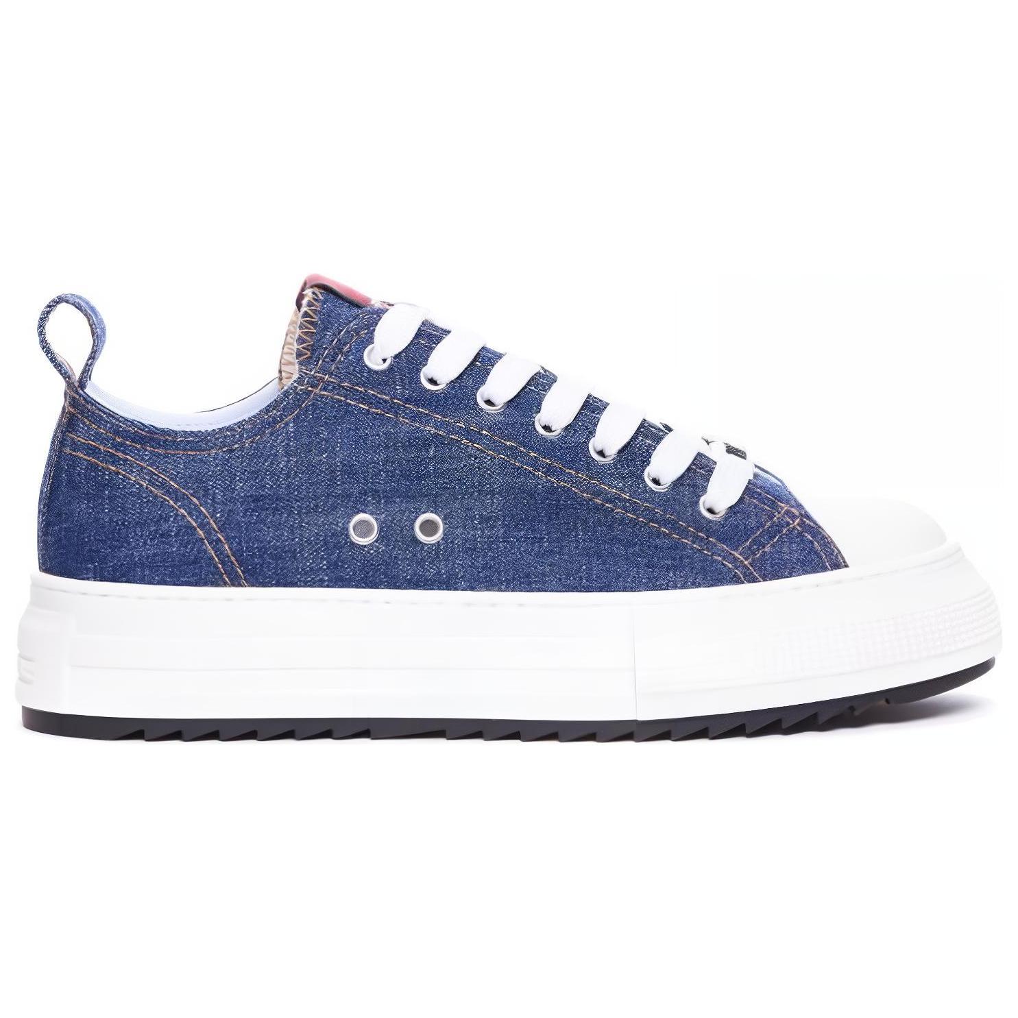 DSQUARED 2 Low top Skateboard Shoes Men's Blue