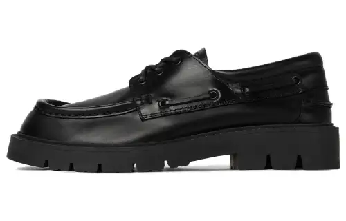 Bottega Veneta Haddock Casual Loafers Shoes Men's Black