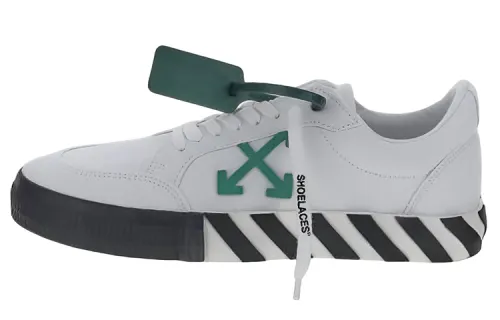 OFF WHITE Vulc Low Canvas White Green FW22