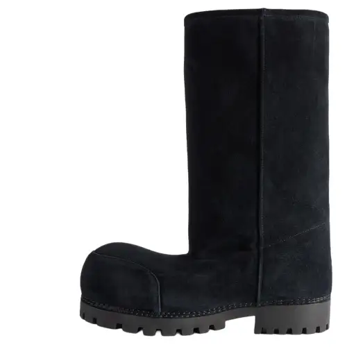 Balenciaga Alaska Fur High Snow Boots