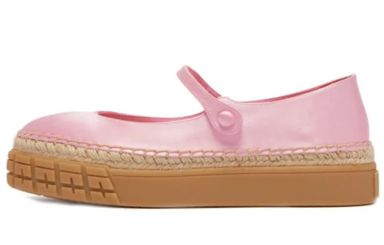 PRADA Flat Casual Shoes Women's Pink