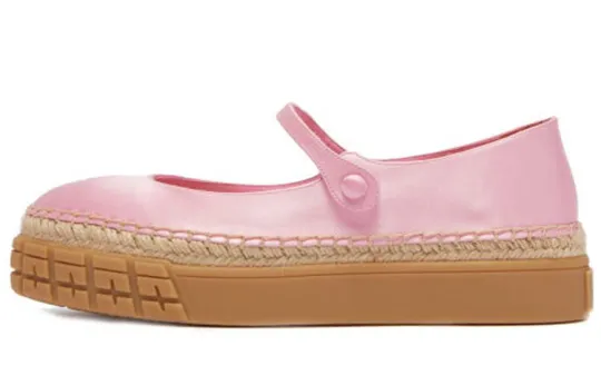 PRADA Flat Casual Shoes Women's Pink