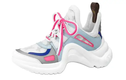 LOUIS VUITTON Lv Archlight Sports Shoes Pink/White/Blue Women's