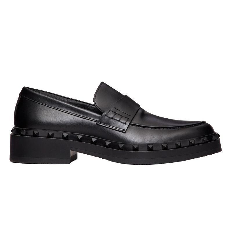 Valentino Garavani Rockstud Leather Loafers