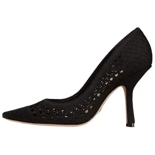 DIOR Capture Slim Heel High Heels 10cm Women's Black