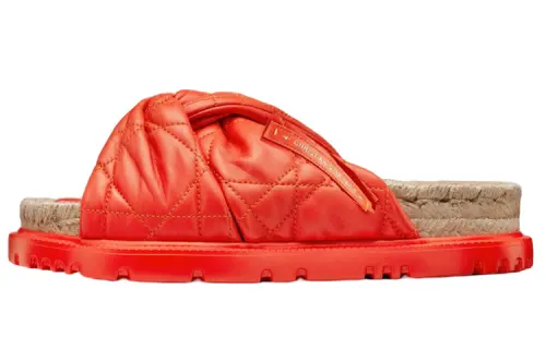 DIOR Dtwist Slide Slippers Women's Orange