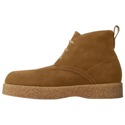 Bottega Veneta TORINO Ankle Boots 4cm Men's Brown