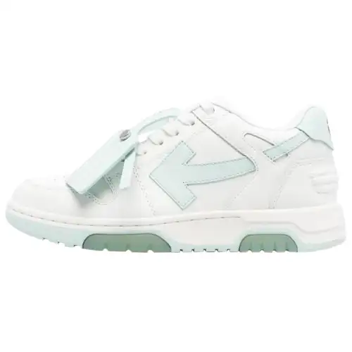 OFF WHITE Out Of Office Low Top Sneakers 'White Teal'