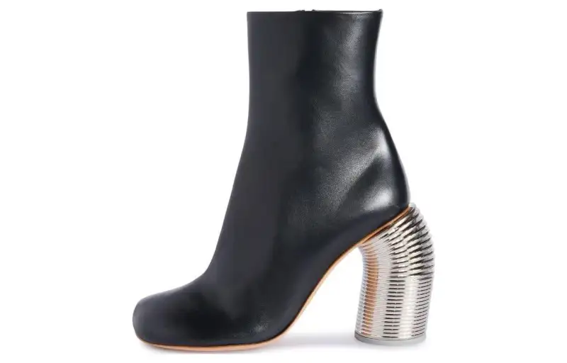OFF-WHITE Spring leather ankle boots Women's