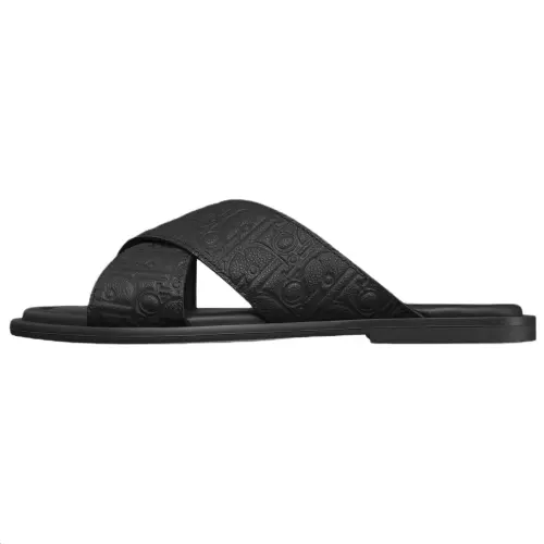 DIOR Alias Slide Slippers Men's Black
