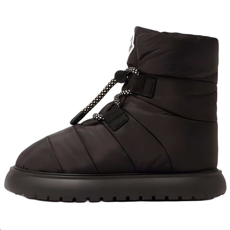 Женские сапоги Moncler (черные)