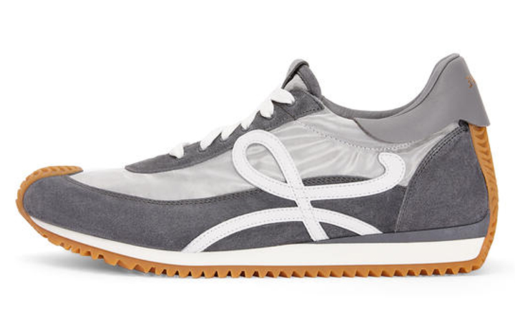LOEWE Flow Runner Low Silver Grey Gum