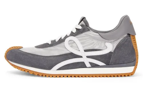 LOEWE Flow Runner Low Silver Grey Gum