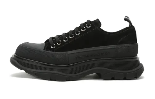 Alexander McQueen Tread Slick Sneakers 'Core Black'