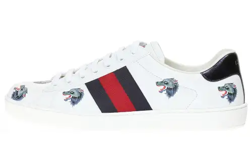 Gucci Ace Leather 'Wolf'