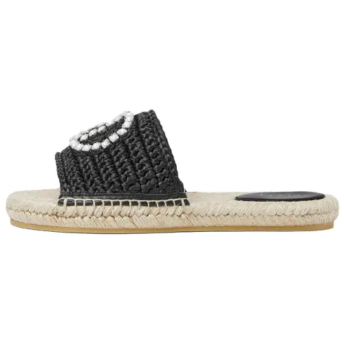 GUCCI Interlocking Slide Slippers Women's Black